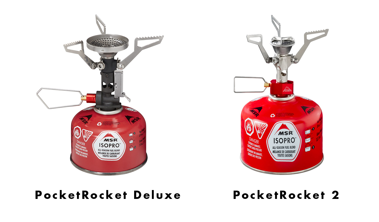 сравнение MSR PocketRocket2 И pocketrocket deluxe