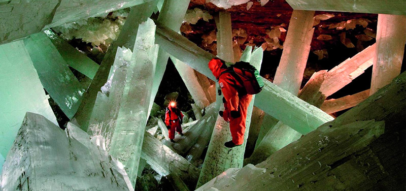 Пещера кристаллов в Мексике (Cueva de los cristales)