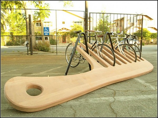 Самые необычные велосипедные парковки мира
