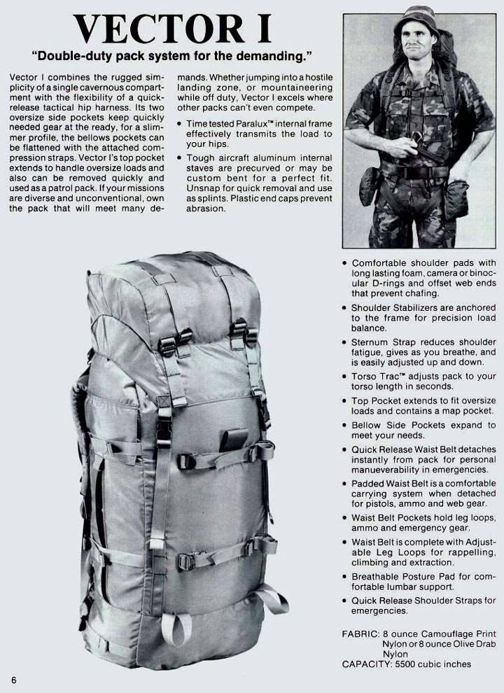 1978 — Military, рюкзаки для военных