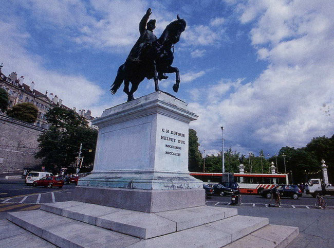 Памятник Дюфуру в Женеве