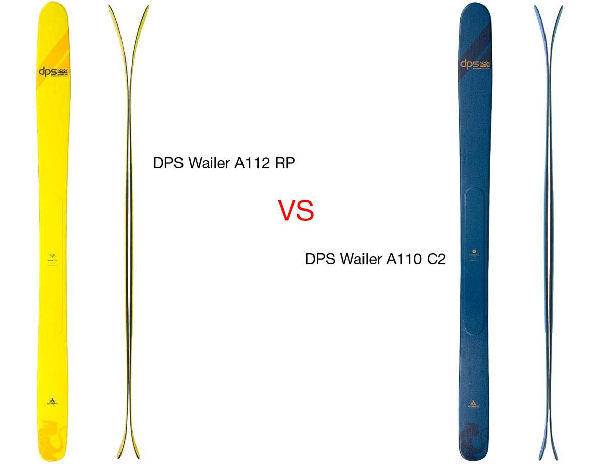 Новые лыжи DPS Wailer A110 C2 против Wailer A112 RP 