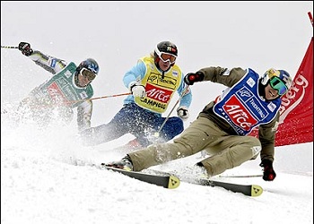 Швейцарский курорт принял FIS-старты по ски-кроссу.