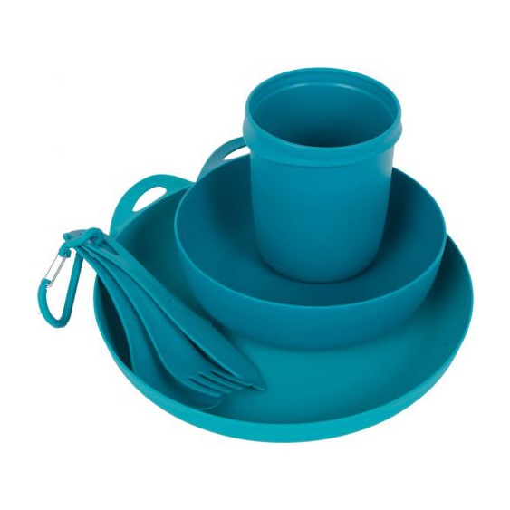 SEATOSUMMIT посуды SeatoSummit Delta Camp Set (Bowl, Plate, Mug, Cutlery) голубой