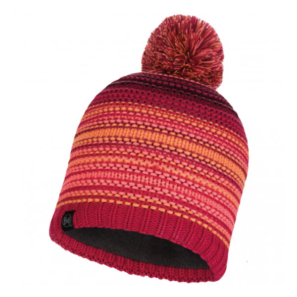 BUFF Buff Knitted & Polar Hat Neper красный ONESIZE