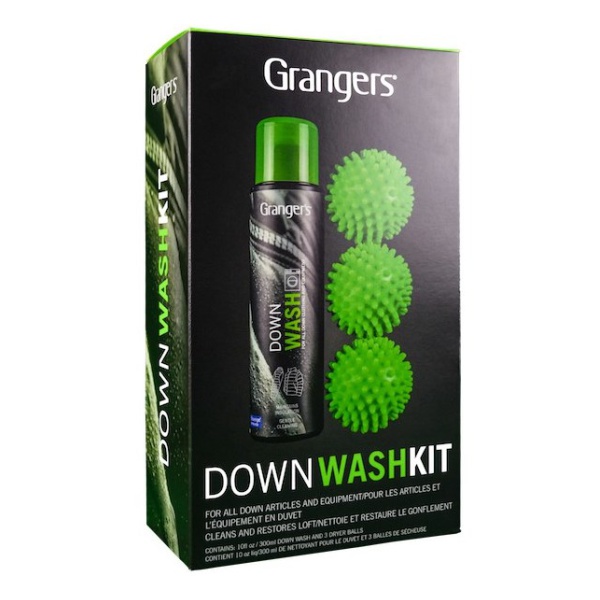 Grangers Grangers стирка для пуха + 3 мячика Down Wash Kit 300ML