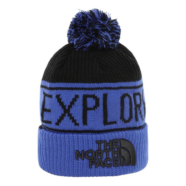 The North Face The North Face Retro Pom Beanie синий ONE