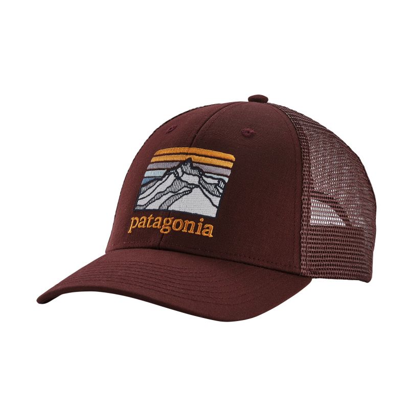 Patagonia Patagonia Line Logo Ridge Lopro Trucker Hat темно-красный ONE