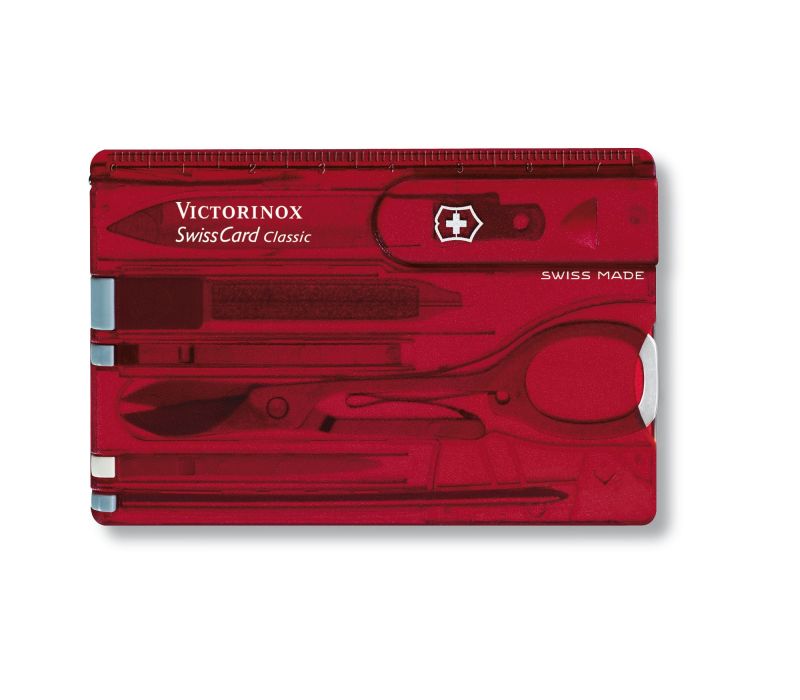 Victorinox Швейцарская Victorinox SwissCard Classic красный