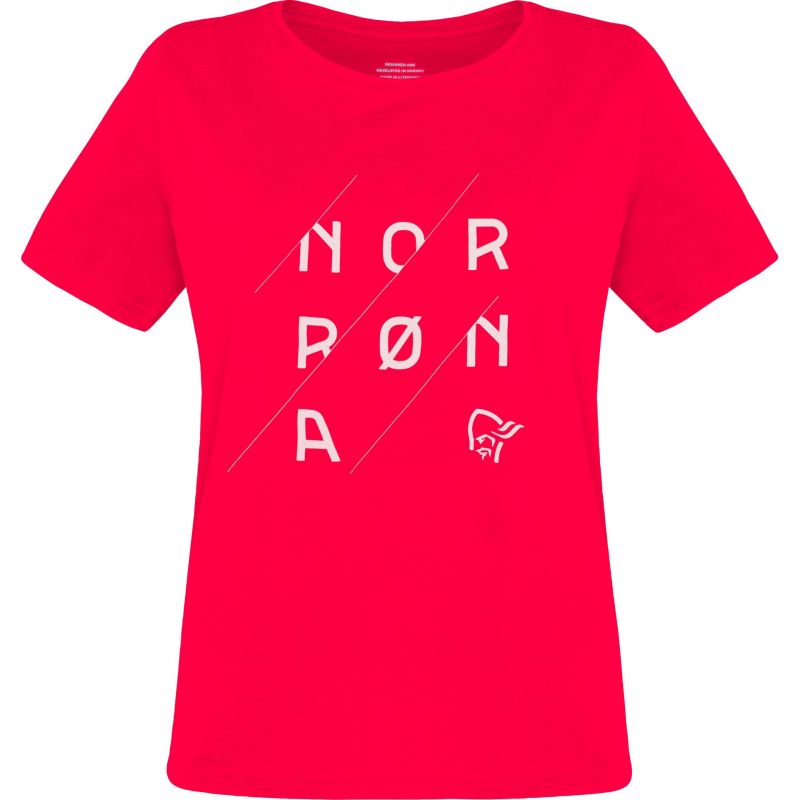Norrona Norrona /29 Cotton Slant Logo T-Shirt женская