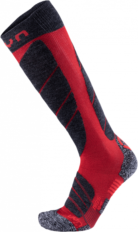 Носки UYN Ski Magma S100098, цвет темно-красный