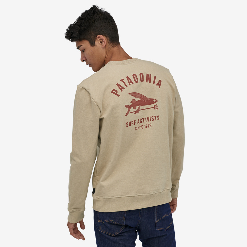 Men's surf activists uprisal crew sweatshirt sale