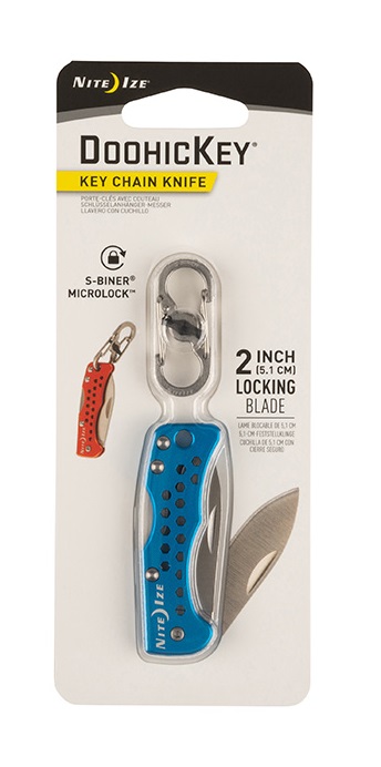Инструмент карманный Nite Ize DoohicKey Key Chain Knife синий KMTK-03-R7 - фото 1