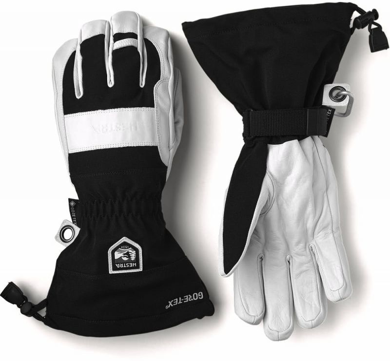 Перчатки Hestra Army Leather Heli Ski GTX®+Gore Grip 30630, цвет черный