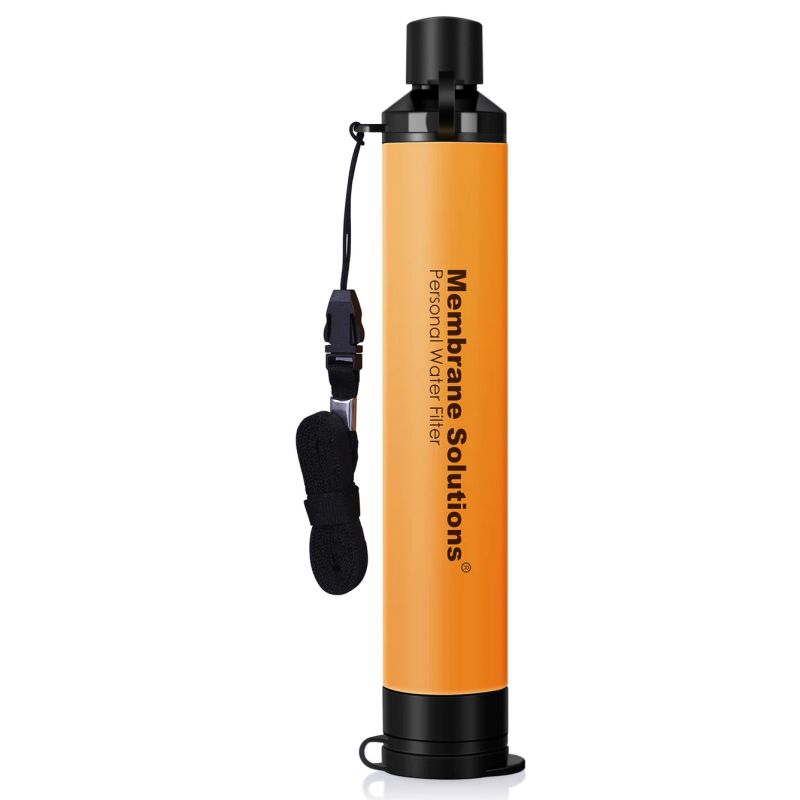 Фильтр для питьевой воды Membrane Solutions Water Filter Straw оранжевый OESF017