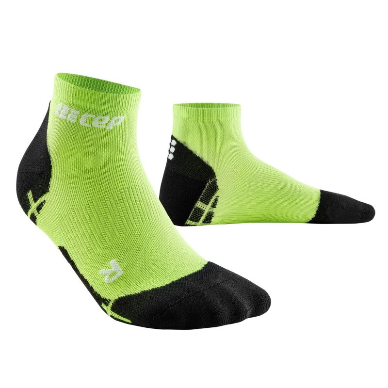 Носки функциональные ультратонкие короткие (carbon) Cep C09UUW - III - Z женские WP2A-C-Y-3000, цвет зеленый