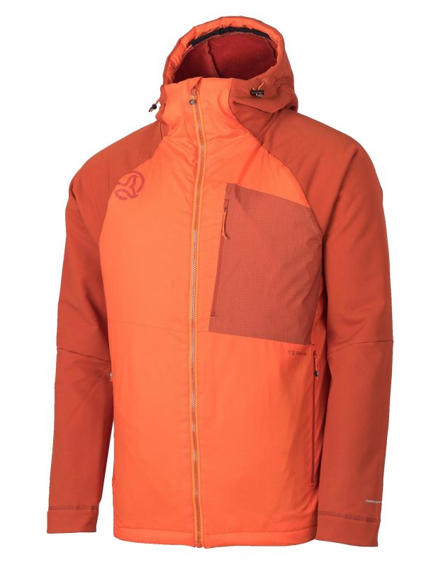Куртка Ternua Kuantum Hybrid Hood 1643831, цвет оранжевый