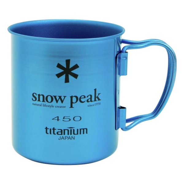 Snow Peak Snow Peak титановая Ti-Single 450 голубой 0.45Л