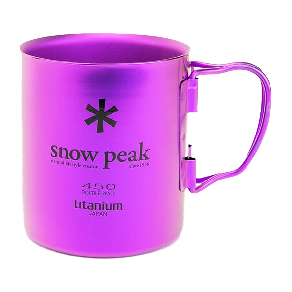 Snow Peak Snow Peak титановая Titanium Double 450 фиолетовый 0.45Л