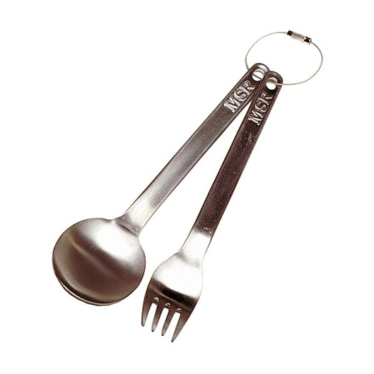 MSR MSR ложка + вилка (титан) Titan™ Fork And Spoon